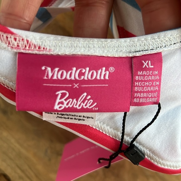 Modcloth x Barbie The Americana Dream Bikini Top Size XL - Picture 6 of 6